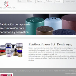 PLÁSTICOS JUÁREZ S.A. | FABRICANTES DE TAPONES PARA PERFUMERÍ­A Y COSMÉTICA - :plasticosjuarez.com