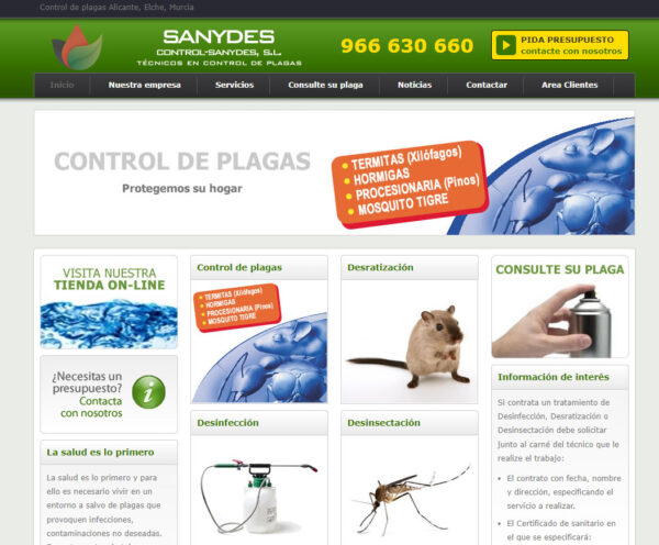 CONTROL DE PLAGAS | DESRATIZACIÓN | ELCHE | ALICANTE - :sanides.com