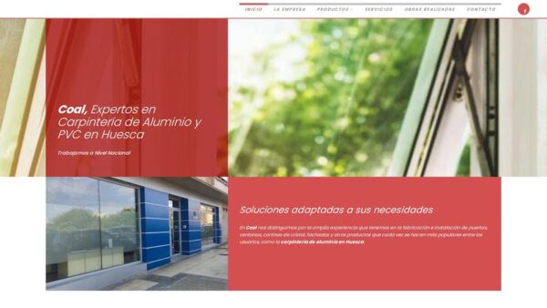 COMERCIAL OSCENSE DEL ALUMINIO S.L. - CARPINTERÍ­A DE ALUMINIO Y PVC HUESCA - :coalsl.com