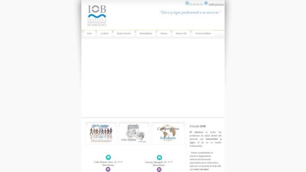 INSTITUT ODONTOLOGIC DE BARCELONA - :clinicaiob.es