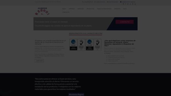 ALUMINIOS REGONI S.L. - :aluminiosregoni.es