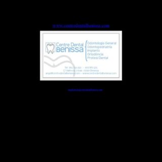 CENTRE DENTAL BENISSA S.C - :centredentalbenissa.com