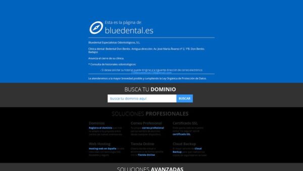 CLINICA DENTAL BLUEDENTAL ODONTOLOGIA - IMPLANTES - ORTODONCIA   - :bluedental.es