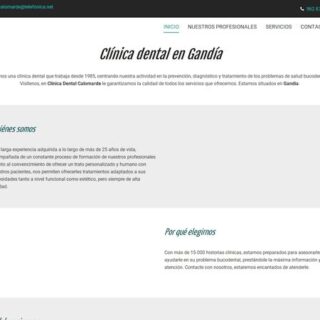 CLÍNICA DENTAL CALOMARDE - :clinicadentalcalomarde.com
