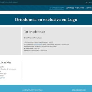 ORTODONCIA EN EXCLUSIVA LUGO - DRA. TERESA FREIRE - :teresafreire.com