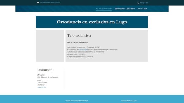 ORTODONCIA EN EXCLUSIVA LUGO - DRA. TERESA FREIRE - :teresafreire.com
