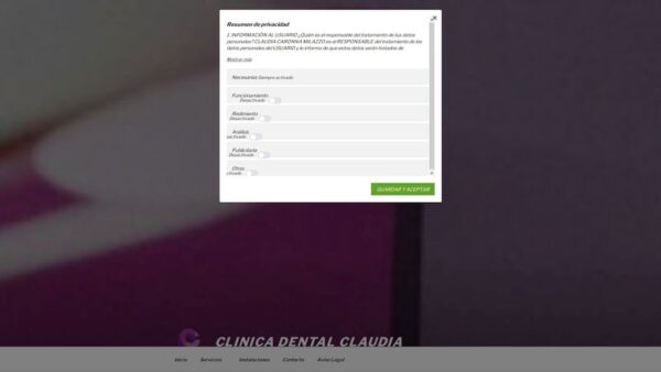 CLINICA DENTAL CLAUDIA - :claudiacaronna.es