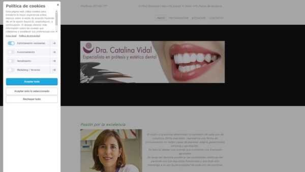 CLÍNICA DENTAL CATALINA VIDAL GOMILA - :catalinavidal.com
