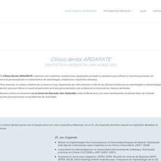 CLÍNICA DENTAL ARGARATE - :clinicadentalargarate.com