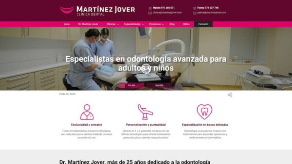CLÍNICA DOCTOR MARTÍNEZ JOVER - :clinicadentalmenorca.com