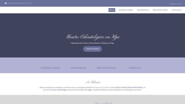 CLÍ­NICAS DENTALES VIGO - CLÍ­NICA DENTAL MANUEL PEÑA - :clinicadentalmanuelpena.com