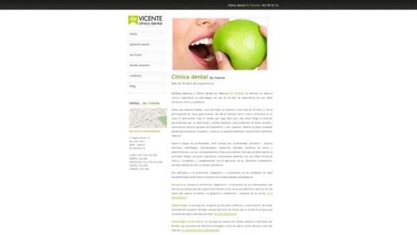 DENTISTA VALENCIA CENTRO. CLÍNICA DENTAL EN VALENCIA. CLINICA ODONTOLÓGICA: ESTÉTICA-ESTETICA DENTAL EN VALENCIA Y ORTODONCIA. CLÍNICA ODONTOLOGICA DE VICÉNTE - :clinicadevicente.com