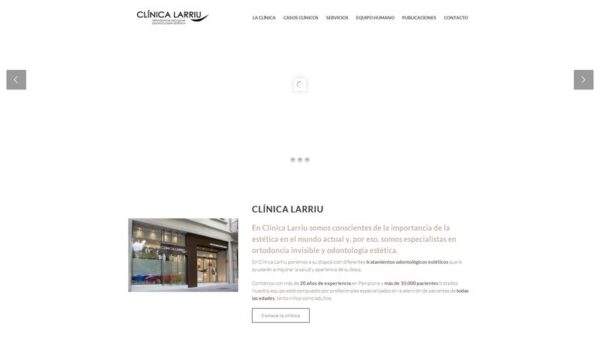 CLÍ­NICA LARRIU ORTODONCIA, CLÍ­NICA LARRIU ORTODONCIA  - :clinicadeortodoncialarriu.com
