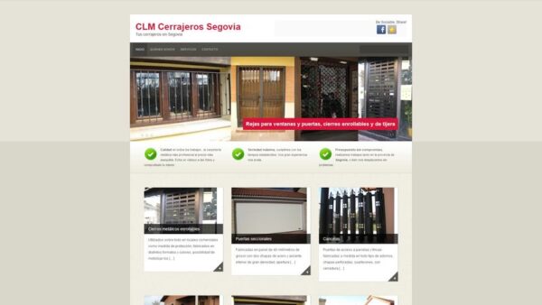 C.L.M CERRAJEROS SEGOVIA S.L. - :cerrajerossegovia.com