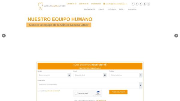 CLINICA DENTAL LACASA LITNER, DENTISTA EN VALDEMORO : ORTODONCIA, IMPLANTES, ODONTOLOGÍ­A GENERAL, ESTÉTICA DENTAL - :clinicadentallacasa.es