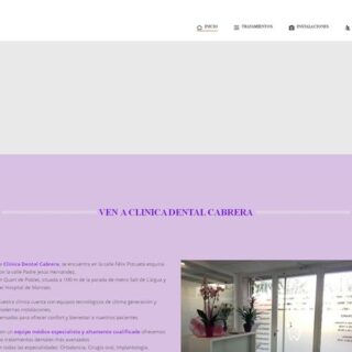 CLÍNICA DENTAL CABRERA - :clinicadentalcabrera.es