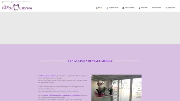 CLÍNICA DENTAL CABRERA - :clinicadentalcabrera.es