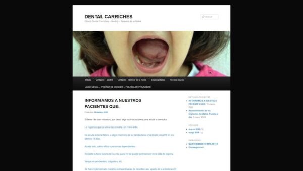 CARRICHES - :dentalcarriches.es