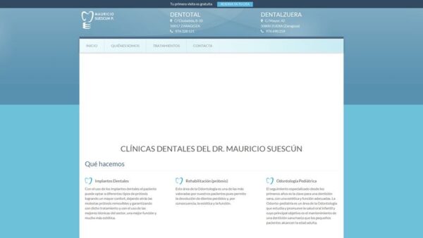 DOCTOR MAURICIO SUESC&UACUTEN, ODONTÓLOGO, ZUERA, ZARAGOZA - :drsuescun.com