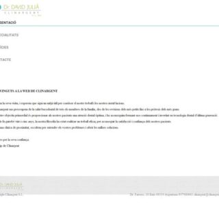 CLINARGENT - CLÍNICA DENTAL DR. DAVID JULIÀ BADOSA - :clinargent.com