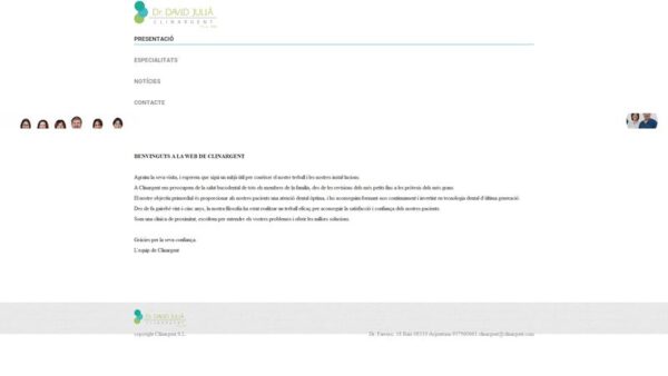 CLINARGENT - CLÍNICA DENTAL DR. DAVID JULIÀ BADOSA - :clinargent.com