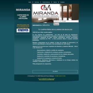 CARPINTERIA DE ALUMINIO BADAJOZ - :alumiranda.es