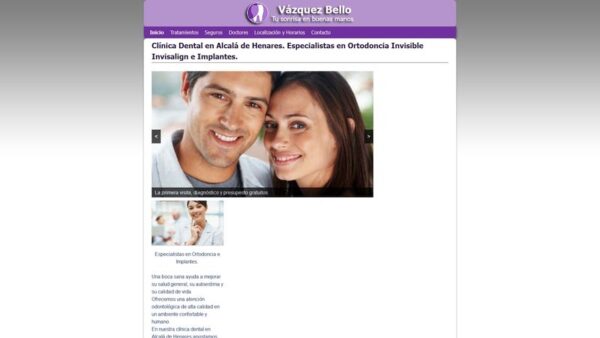 CLÍ­NICA DENTAL EN ALCALÁ DE HENARES. VAZQUEZ BELLO. - :alcaladental.es