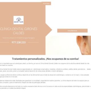 CLINICA DENTAL GIRONES CALDES - :clinicadentalgironescaldes.com