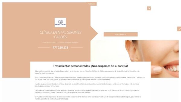 CLINICA DENTAL GIRONES CALDES - :clinicadentalgironescaldes.com