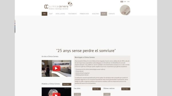 CLÍNICA CERVERA [PERIODONCIA E IMPLANTES DENTALES] - :clinicacervera.es