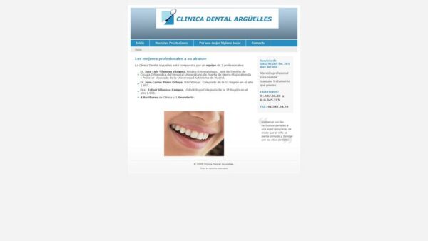 CLINICA DENTAL ARGÍ¼ELLES - :clinicadentalarguelles.com