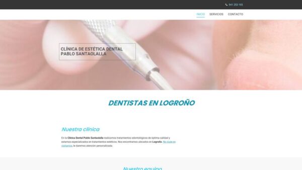 CLÍ­NICA DENTAL LOGROÑO - CLÍ­NICA DE ESTÉTICA DENTAL PABLO SANTAOLALLA - :clinicadentalpablosantaolalla.com