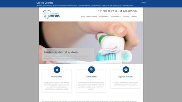 CL?NICA DENTAL RIVERA - :clinicadentalrivera.com