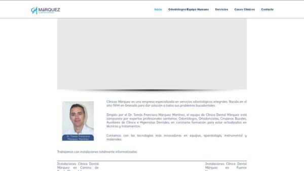 CLINICAS DENTALES MARQUEZ - :clinicasdentalesmarquez.es