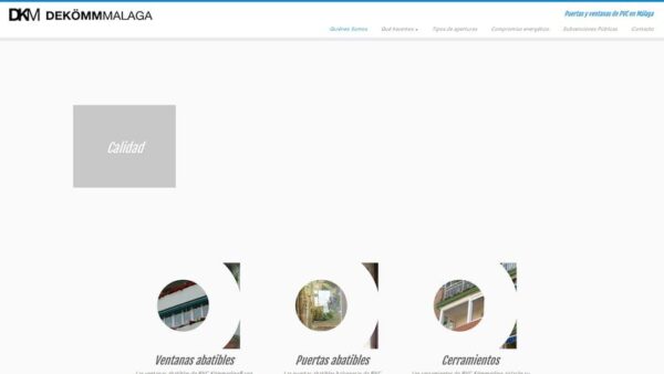 DEKOMMMALAGA, LIDERES EN PVC Y ALUMINIOS. - :dekommmalaga.com