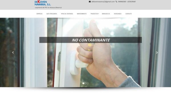 DEKOVEN - SISTEMAS DE VENTANAS - CARPINTERÍ­A DE PVC EN ALSASUA - :dekovennavarra.com