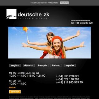 DEUTSCHER ZAHNARZT BARCELONA, ENGLISH SPEAKING DENTIST BARCELONA &LAQUO  DEUTSCHE ZK CLINICA DENTAL - :deutsche-zk.com