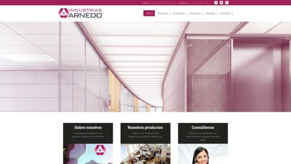 DIVISIÓN DE OFICINAS EN ZARAGOZA. INDUSTRIAS ARNEDO S.L. - :industriasarnedo.net