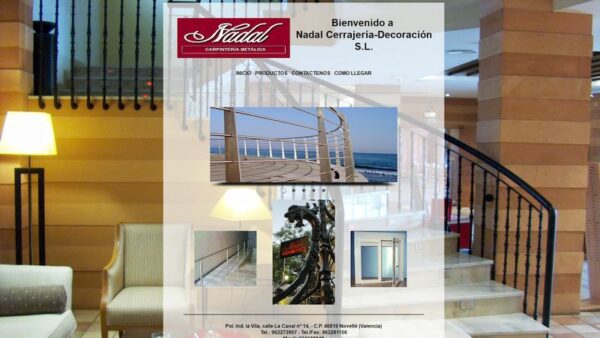 BIENVENIDO A NADAL CERRAJERÍ­A Y DISEÑO, S.L. - :nadalcd.com