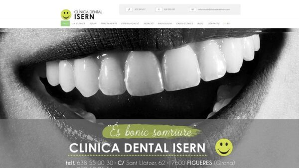 CLINICA DENTAL ISERN A FIGUERES - :clinicadentalisern.com