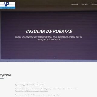 INSULAR DE PUERTAS - :insulardepuertas.com