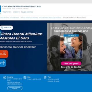MILENIUM DENTAL CENTRO AV DE LOS DEPORTES - :clinicadental-mostoles.sanitas.es