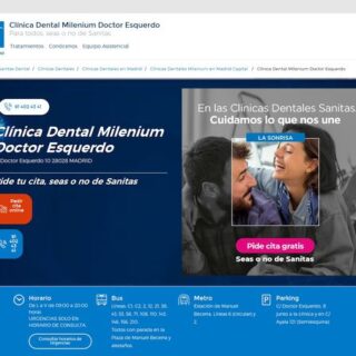 CLÍ­NICA DENTAL - MILENIUM DENTAL CENTRO DOCTOR ESQUERDO MADRID - :clinicadental-doctoresquerdo.sanitas.es