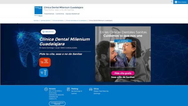 CENTRO DENTAL - MILENIUM DENTAL CENTRO VIAPOL GUADALAJARA - :clinicadental-guadalajara.sanitas.es