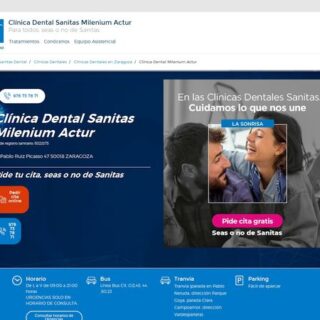 CLÍ­NICA DENTAL - MILENIUM DENTAL CENTRO PABLO RUIZ PICASSO ZARAGOZA - :clinicadental-zaragoza.sanitas.es