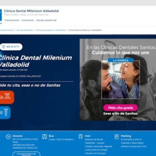 CLÍ­NICA DENTAL - MILENIUM DENTAL CENTRO VALLADOLID - :clinicadental-valladolid.sanitas.es