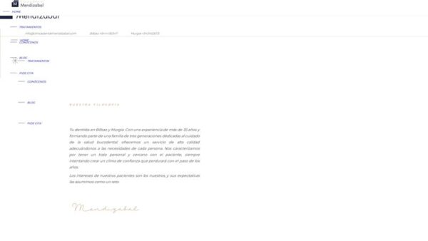 CL?NICA DENTAL FERNANDO MENDIZ?BAL - :clinicadentalmendizabal.com