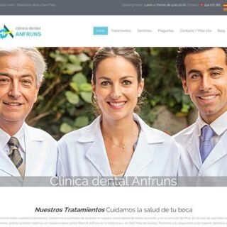 CLÍNICA DENTAL ANFRUNS - :clinicadentalanfruns.com