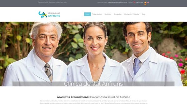 CLÍNICA DENTAL ANFRUNS - :clinicadentalanfruns.com