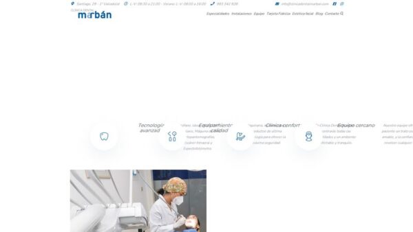 CLÍ­NICA DENTAL MARBÁN. VALLADOLID. TODAS LAS SONRISAS NOS RESPALDAN. - :clinicadentalmarban.com